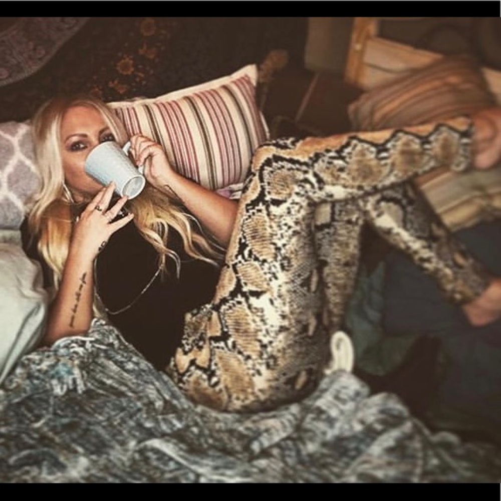 Snake Print Leggings